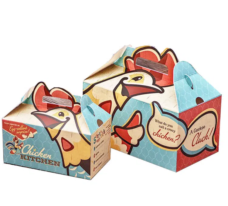 food fried chicken paper box
