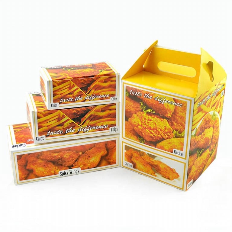 Take Away Food Chicken Boxes Custom - HuaCang Packaging Company