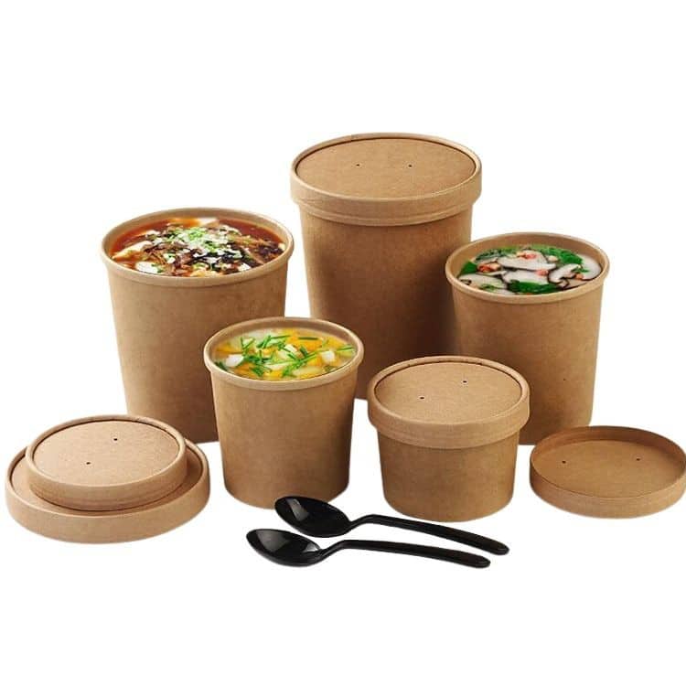 disposable paper soup cups - HuaCang Packaging Company