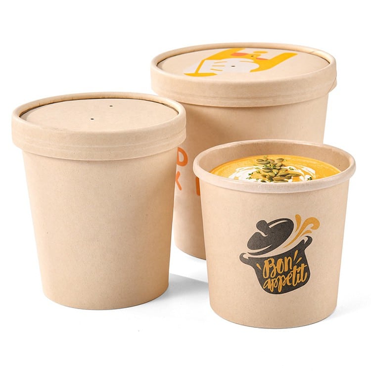paper soup cups - HuaCang Packaging Company
